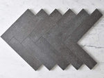 Chippendale Black Concrete Look Subway Tile