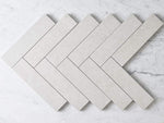 Chippendale White Concrete Look Subway Tile