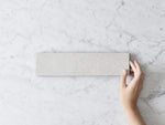Chippendale White Concrete Look Subway Tile