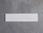 Penrose White Matt Thick Timber Look Tile