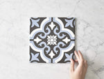 Forbes Encaustic Look Blue Tile