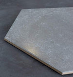Springwood Hexagon Matt Grey Tile