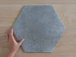 Springwood Hexagon Matt Grey Tile