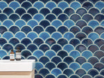 Ballina Glazed Fish Scale Tile