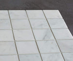 Henderson Honed Bianco Carrara Marble Mosaics Tile