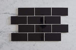 Dorrigo Gloss Subway Black Tile