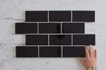 Dorrigo Gloss Subway Black Tile