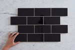 Dorrigo Gloss Subway Black Tile
