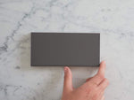 Leeton Gloss Subway Charcoal Tile