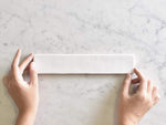 Avalon Gloss White Skinny Subway Tile