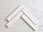 Avalon Gloss White Skinny Subway Tile