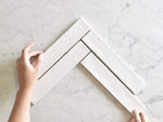 Avalon Gloss White Skinny Subway Tile