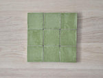 Avalon Gloss Square Olive Tile