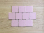 Avalon Matt Square Pink Tile