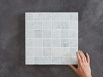 Henderson Polished Bianco Carrara Marble Mosaics Tile