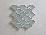 Coral Bay Gloss Green Fish Scale Tile