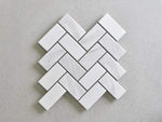 Tully Heads Carrara Matt Herringbone Tile