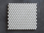 Broadwater Mother of Pearl Penny Round Mosaic Tile
