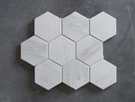 Garden Island Carrara Look Hexagon Mosaic Tile