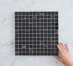 Katoomba Polished Nero Marquina Marble Mosaics Tile