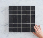 Henderson Polished Nero Marquina Marble Mosaics Tile