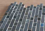 Daylesford Gloss Slate & Glass Random Blue Mosaic Tile