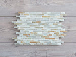 Daylesford Gloss Slate & Glass Random Green Mosaic Tile