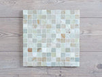 Dayisford Gloss Slate & Glass Square Green Mosaic Tile
