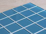 Arno Bay Green Glass Square Mosaic Tile