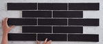 Cowra Matt Black Subway Tile