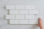 Cowra Matt White Subway Tile