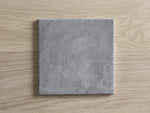 Bells Beach Charcoal Encaustic Look Square Tile