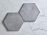 Bells Beach Charcoal Encaustic Look Hexagon Tile