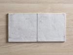 Ocean Beach White Encaustic Look Square Tile