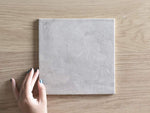 Ocean Beach White Encaustic Look Square Tile