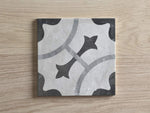 Camp Cove Beach Encaustic Look Square Tile