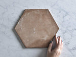 Boat Harbour Beach Terracotta Encaustic Look Hexagon Tile