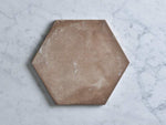 Boat Harbour Beach Terracotta Encaustic Look Hexagon Tile
