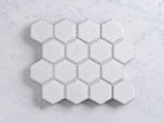 Three Springs Gloss White Hexagon Tile