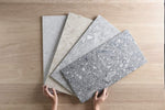 Stirling Terrazzo Look Charcoal Matt Tile